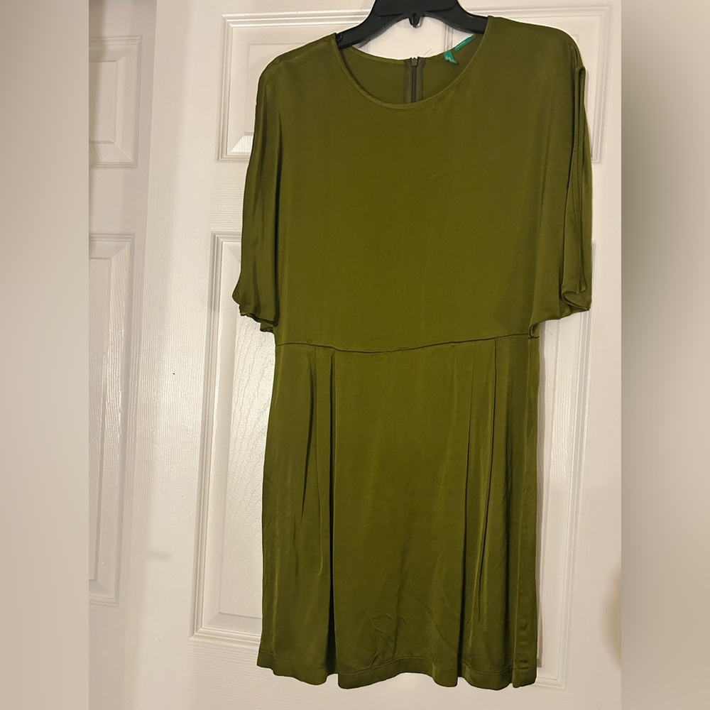 United Colors Of Benetton Olive Mini Dress